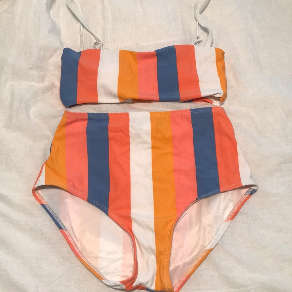 High waisted swimsuit